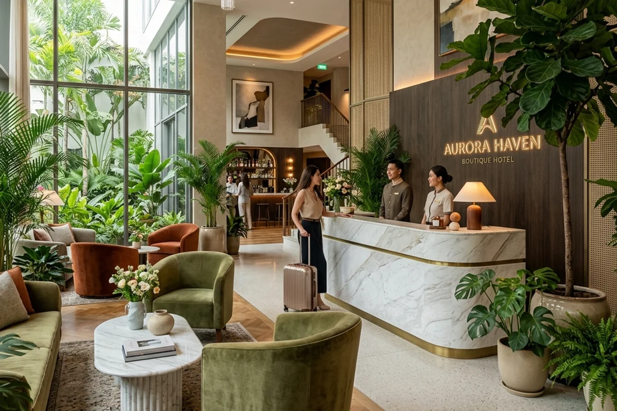 Butik Otel Lobi & Karşılama